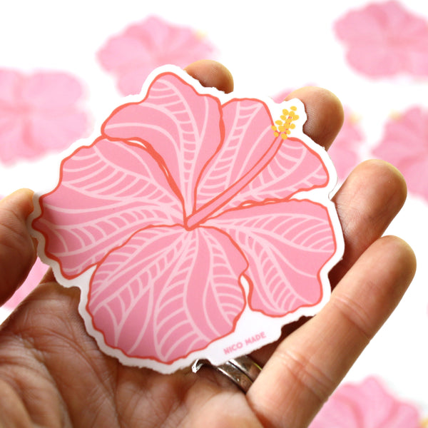 Hibiscus Floral Enamel Pin