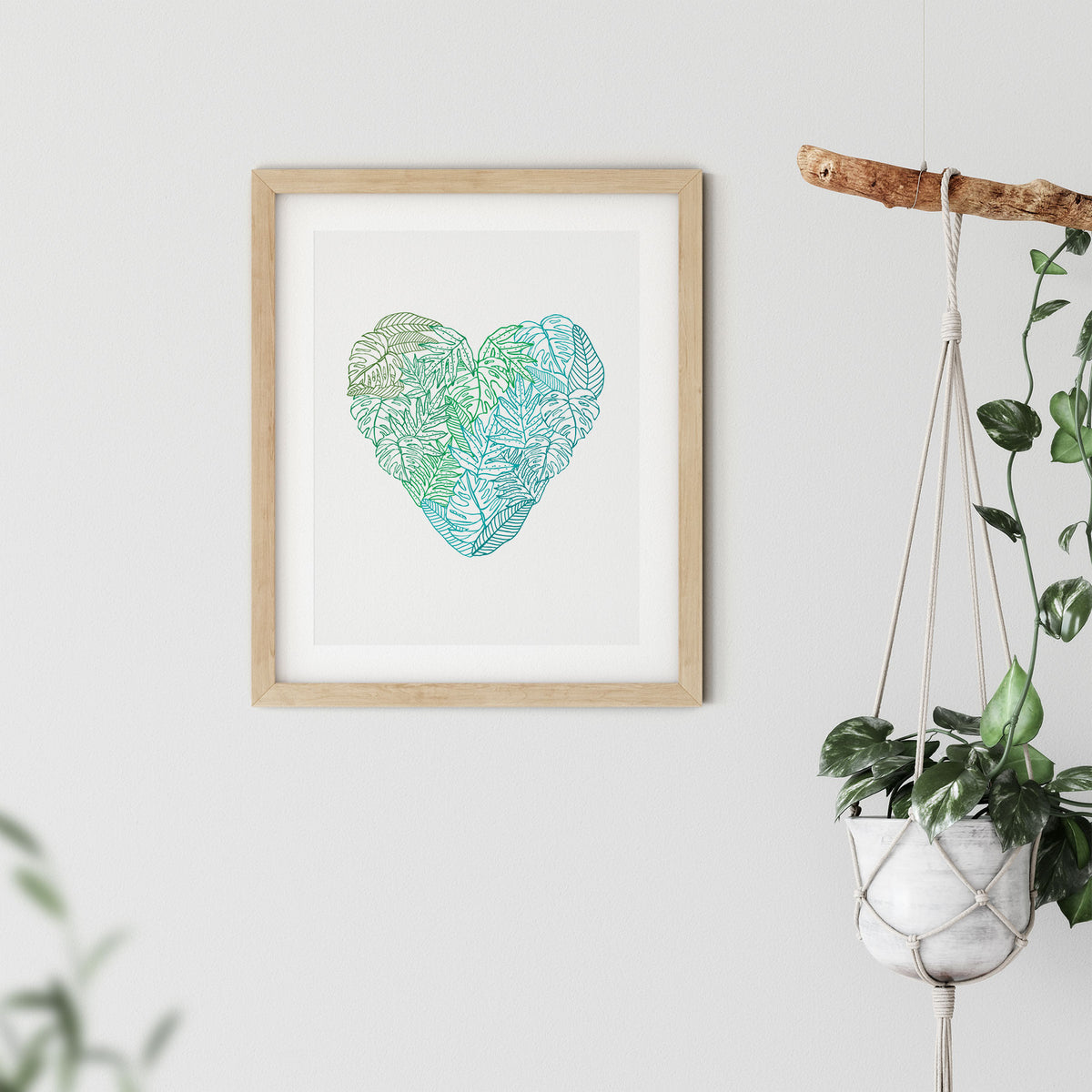 Fern Heart • Art Print (11x14)