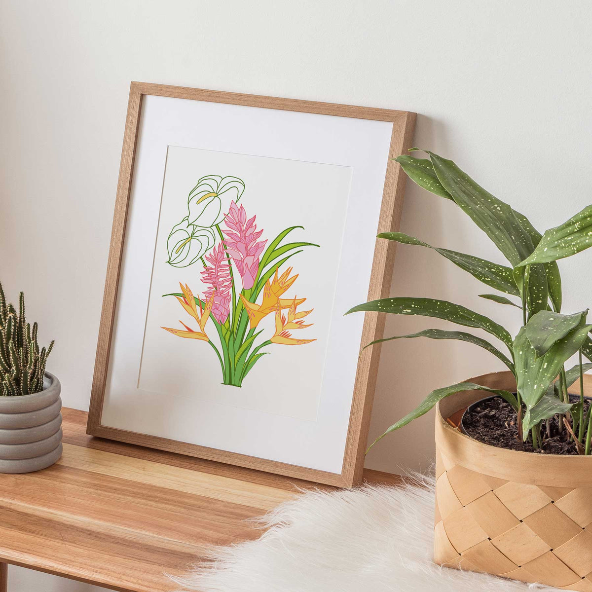 Leah Bouquet - NEUTRAL • Art Print