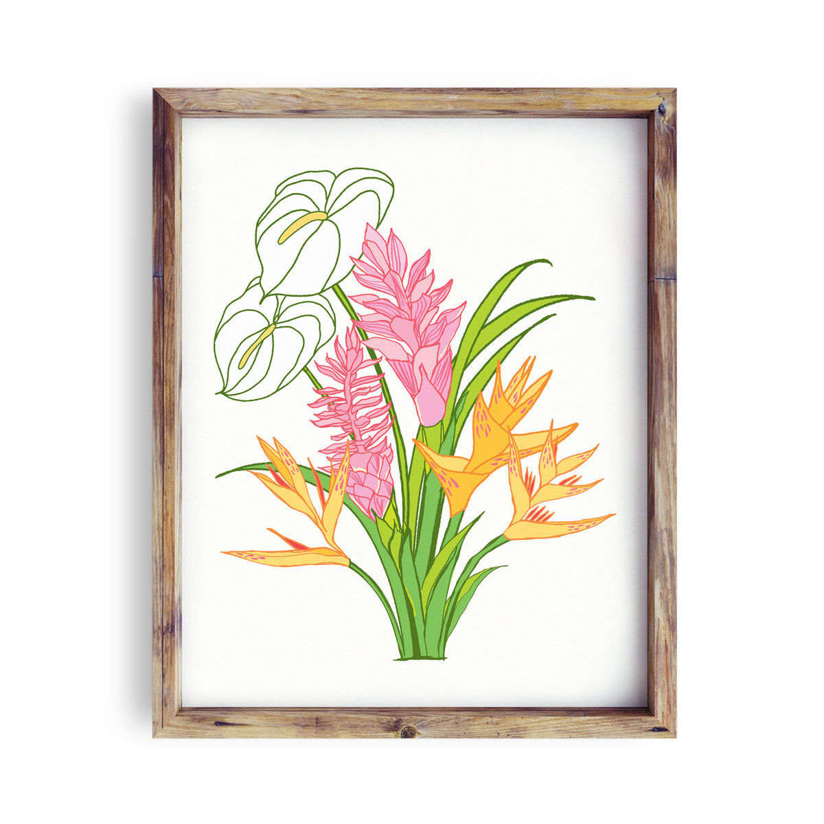 Leah Bouquet - Neutral • Art Print (11x14)