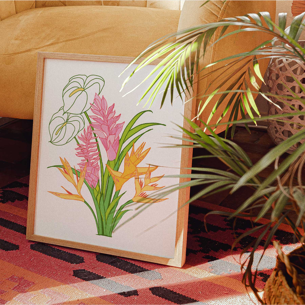 Leah Bouquet - Neutral • Art Print (11x14)