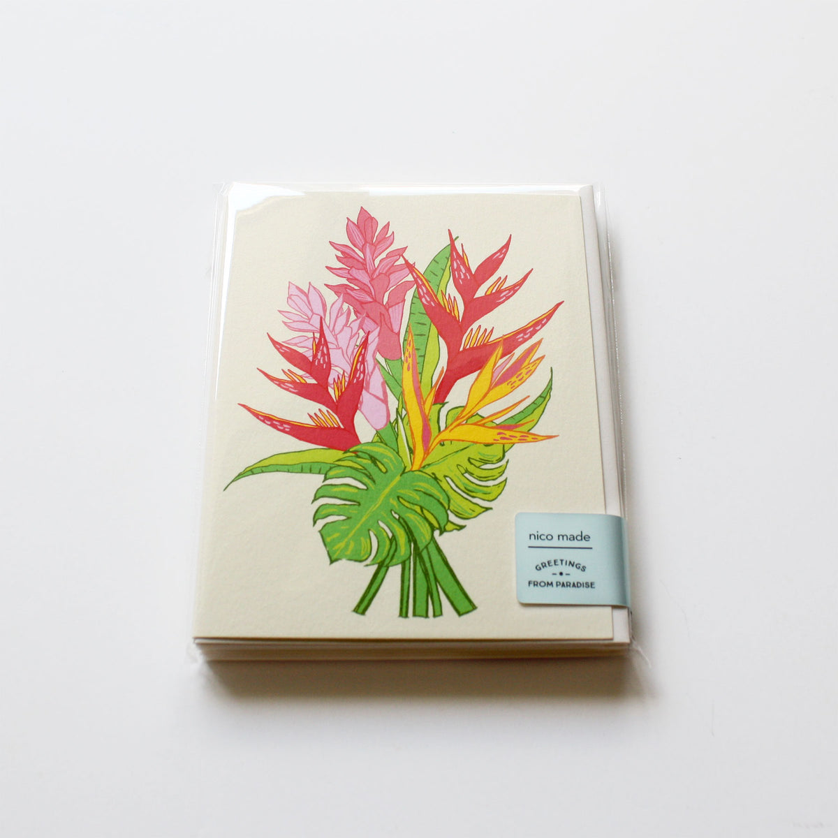 Heliconia Bouquet Everyday Card Set