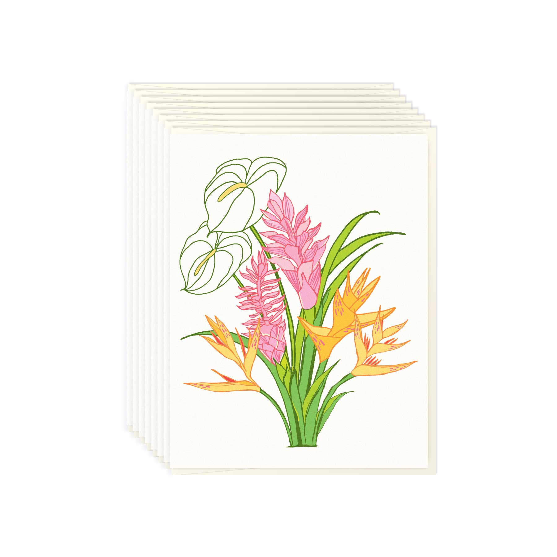 Leah Bouquet - NEUTRAL - Everyday Card Set - Nico Made