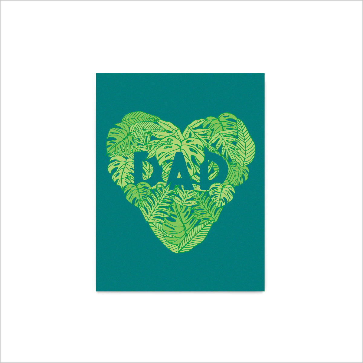 Father&#39;s Day - Dad Fern Heart