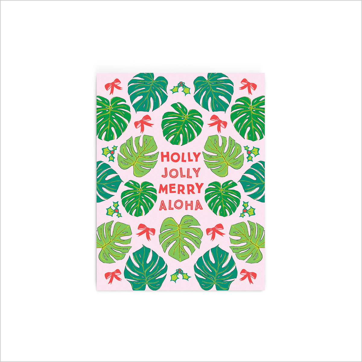 Holly Jolly Monstera - Card Set