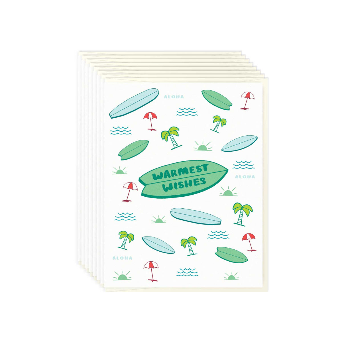 Warmest Wishes Beach - Card Set