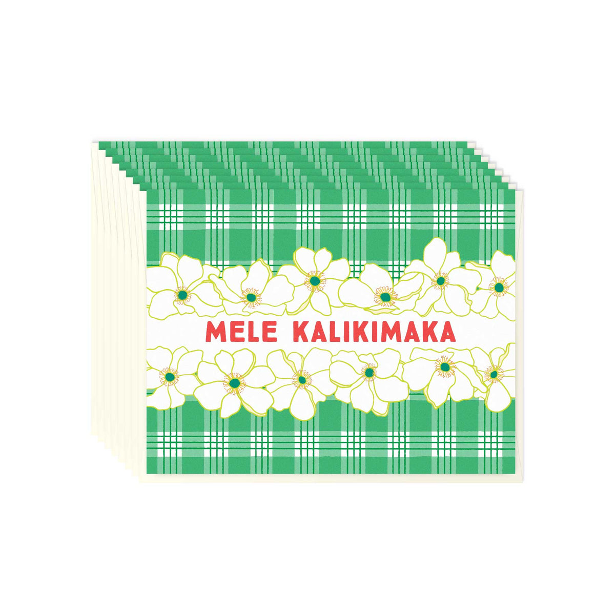 Holiday Mele Kalikimaka Palaka - Card Set
