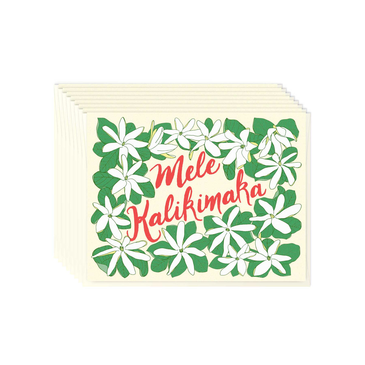Holiday Mele Kalikimaka Tiare - Card Set
