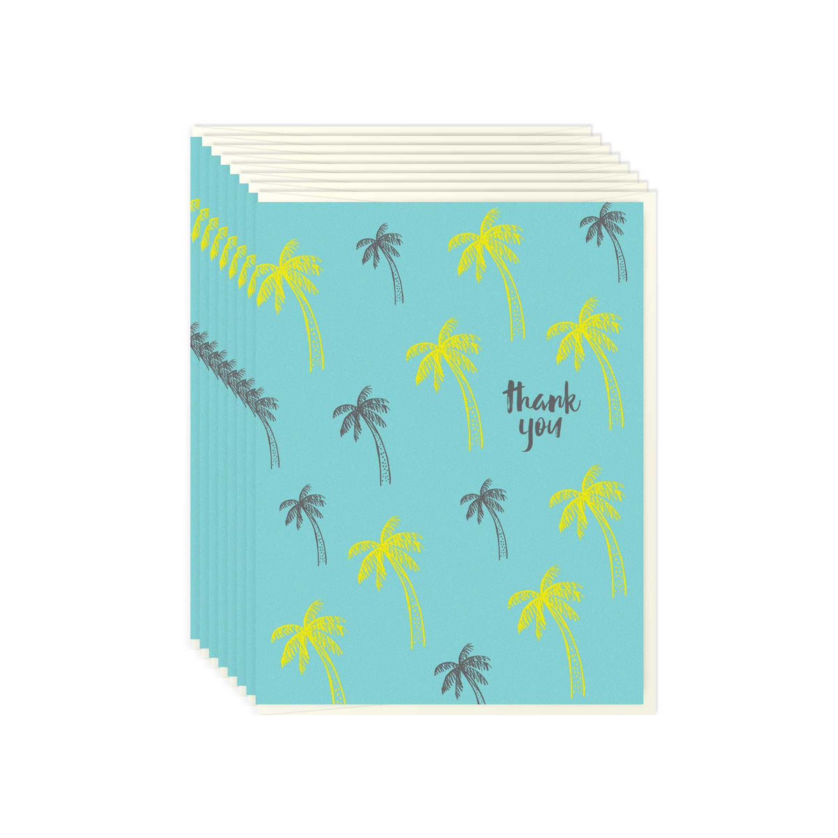 Thank You Coconut Trees - Card Set