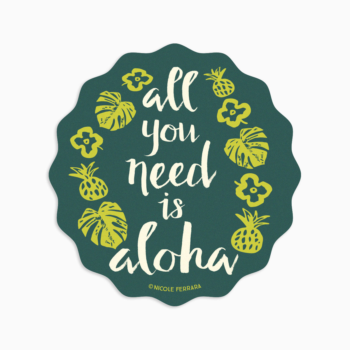 All You Need is Aloha - Sticker