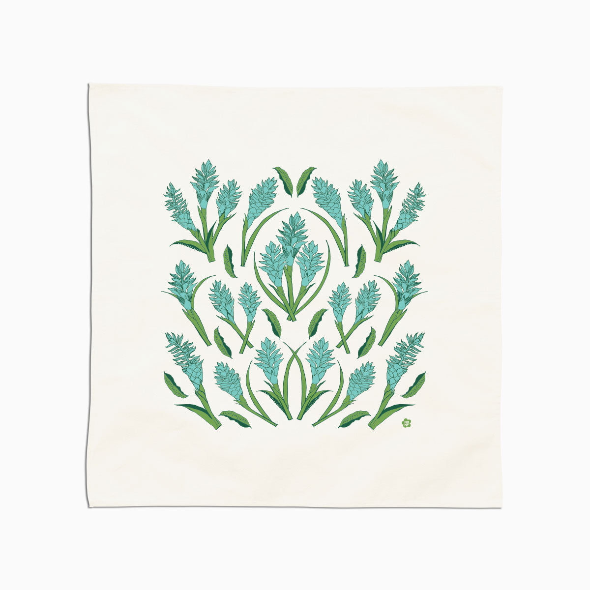 Gingers Tea Towel - Seafoam Green