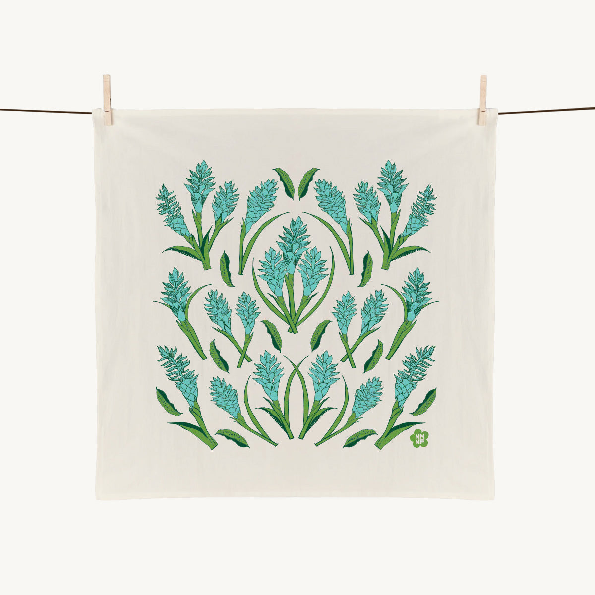 Gingers Tea Towel - Seafoam Green