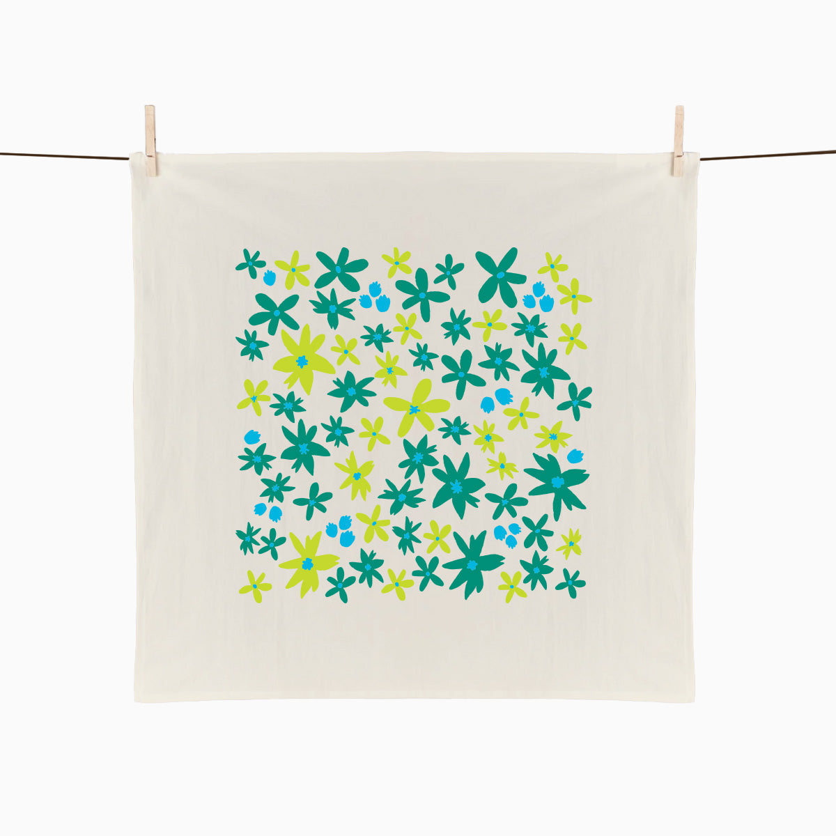 Jasmine Field Tea Towel - Vert