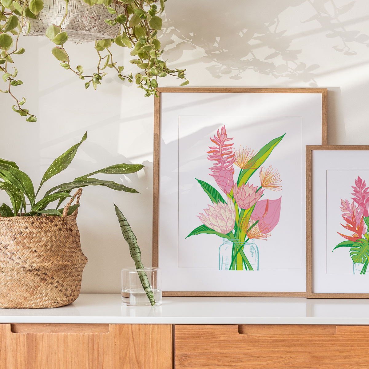Protea Tropical Bouquet • Art Print (11x14)
