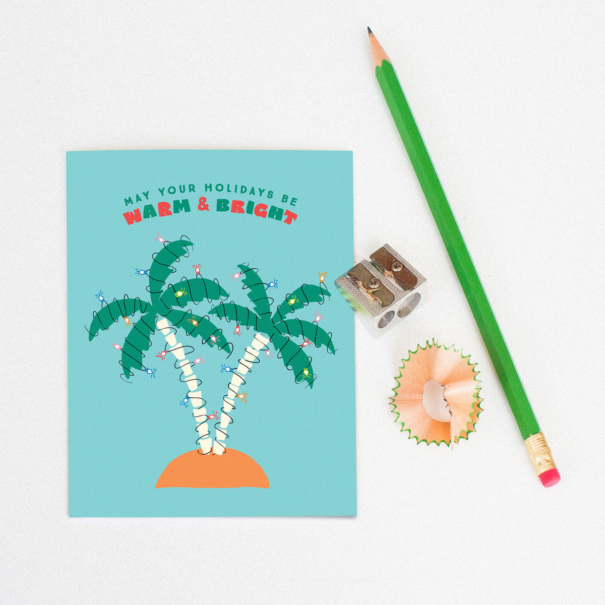 Warm &amp; Bright Palm Trees Card