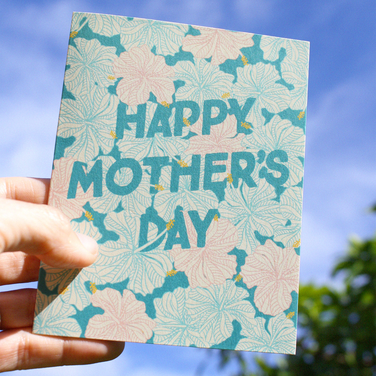 Mother&#39;s Day Hibiscus Card