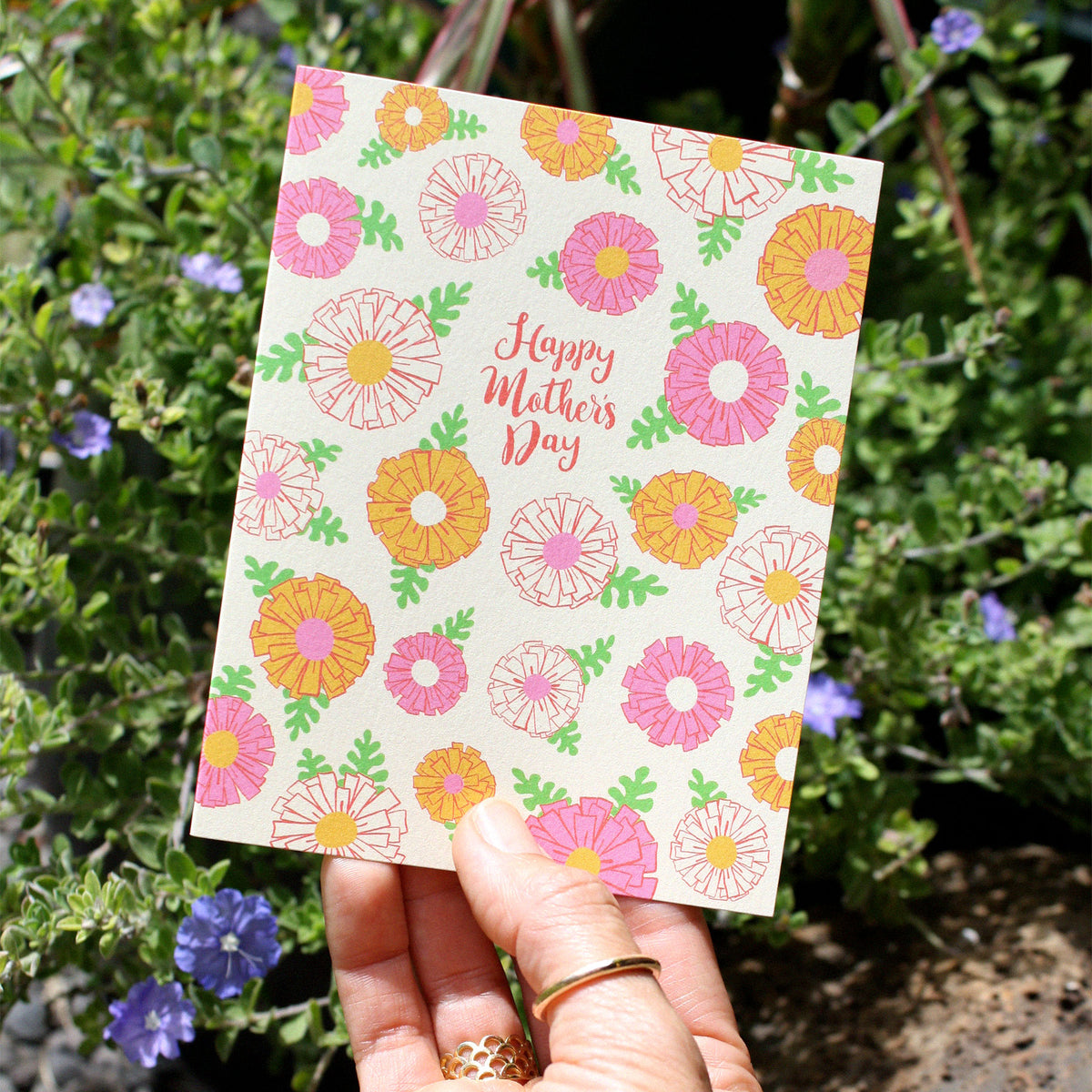 Mother&#39;s Day Marigold Card